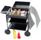 ibasenice Puppenhaus-Miniatur-grillset Mini-grillständer Miniaturmöbel Rollenspiel Für Jungen Und Mädchen Und Sammler