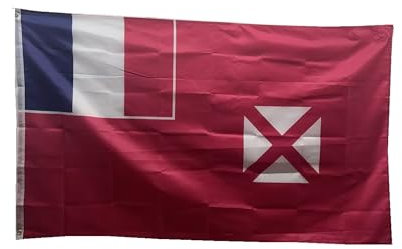 Stormflag Drapeau Wallis et Futuna France 90 x 150cm Drapeau Régions françaises 3x5ft polyester 90g avec œillets et Double couture