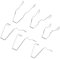 6 Piezas Clips de Retención de Bombilla para Faros Delanteros, Clips De Resorte De Retención De Bombilla, Compatible con H1/H3/H4/H7, Kit de Sustitución Directa, Referencia OE 5ZHSFULLKIT