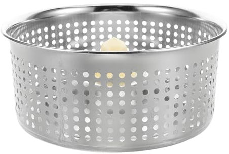 Zerodeko Rotating Mop Bucket Strainer Attachment Stainless Steel Drainage Basket Filter Replacement for Cleaning Mop Buckets Suitable for Household and Commercial Use