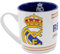 ms móvil shop Real Madrid Taza Cerámica Desayuno Color Blanco ¡Vamos Real! 380ml - Apto para Lavavajillas y Microondas | Producto Oficial