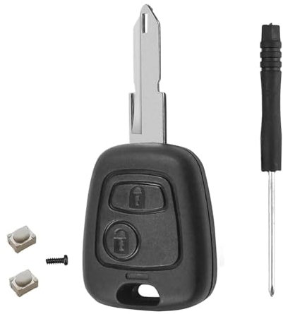 Kelay Peugeot Clé pour Peugeot 106 107 206 207 306 307 406 407 Citroën C1 C2 C3 C4 Saxo Picasso TéLéCommande, Coque Clé Xsara Picasso, Boitier Clef Peugeot 206 - 2 Boutons