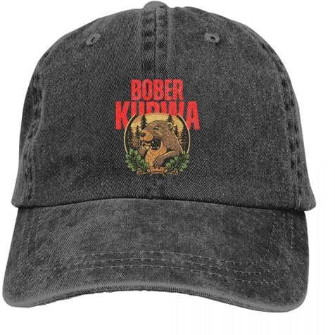 UIOPPIOS Bober Kurwa Bober Biber Baseballmütze Vintage Baseballmützen Männer Outdoor verstellbare Papa Hüte Kappe