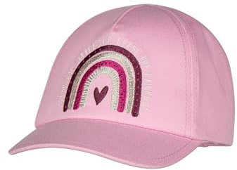 Sterntaler Basecap Regenbogen – Basecap aus Canvas mit Regenbogen-Stickerei, mit Gummizug, pflegeleicht