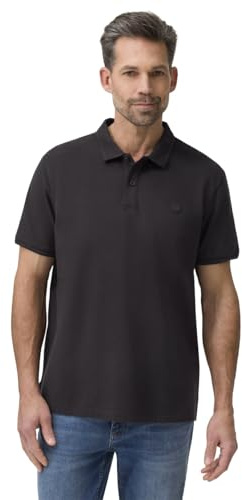 Street One MEN Herren Kurzarm Poloshirt in Stretchqualität
