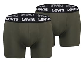 Levis Herren Boxershorts Repeat Logo Boxer Unterwäsche Pants 2-er Pack