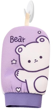 Gants de gommage corporel, doux pour salle de bain, gants pour gommage à la douche - idéal pour hommes, femmes, garçons, filles, jeunes, adolescents, fils, filles et toute la famille
