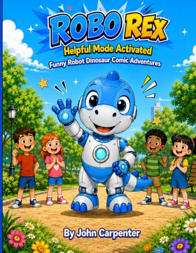 Robo Rex Helpful Mode Activated: Funny Robot Dinosaur Comic Adventures