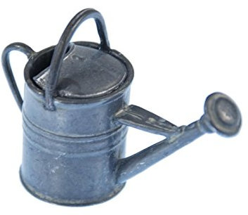 1x arrosoir Maison de Poupées maison pot de jardin d'eau métallique végétale