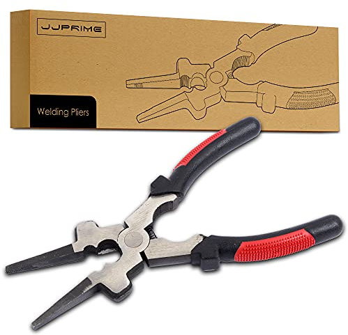 JJOnlineStore - Pinza Multifunzione di Saldatura MIG, Tronchese, Pinza in Acciaio al Carbonio,Strumento di Saldatura Manuale