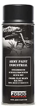 Ferromil Bombe De Peinture Militaire Noire Mate 400 ML - Fosco Industries
