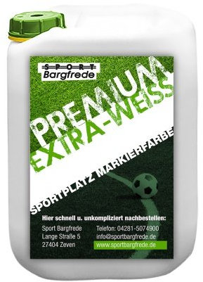 Sport Bargfrede Rasen Markierungsfarbe Premium Extra-Weiß
