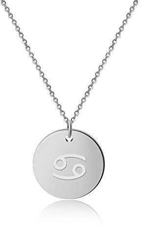 GD GOOD.designs Sternzeichen Kette für Damen Silber - wasserfeste Zodiac Halskette mit Horoskop Anhänger aus hautverträglichem Edelstahl