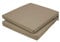Rollmayer 2er Set Stuhlkissen Stuhlauflage Sitzkissen Sitzpolster Auflage für Stühle in Haus und Garten Kollektion Vivid (Beige 3, 40x40x4cm)