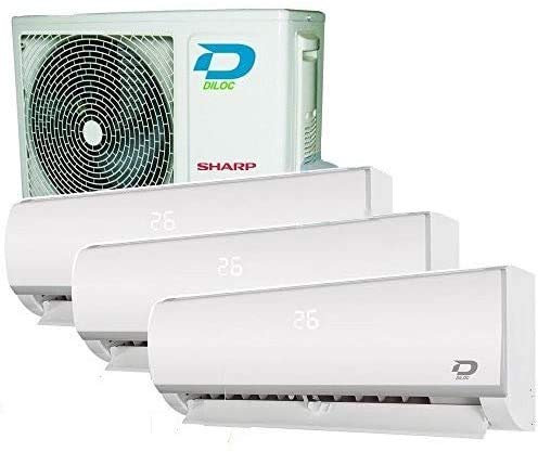 FROZEN R32 9000+12000+12000+12000 Btu DILOC classe A++/A+ fonction intelligente WIFI
