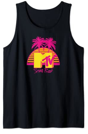 MTV Spring Break Palme-Logo Tank Top