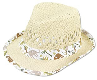 Sterntaler Chapeau de Paille Safari Bonnet, Sable, 47 Mixte Enfant