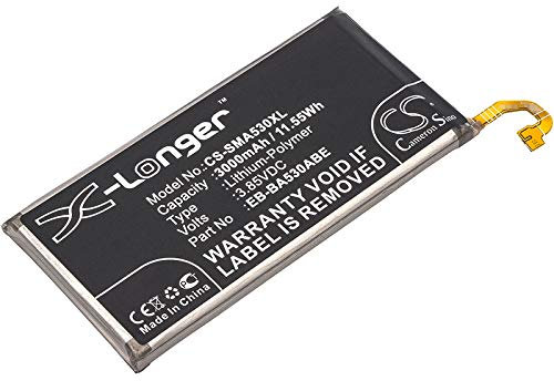 Cameron - Batteria Sino per Samsung Galaxy A8 2018, Galaxy A8 2018 TD-LTE, SM-A530, SM-A530F, SM-A530F/DS, SM-A530N, SM-A530W PN: Samsung EB-BA530ABE 3000mAh
