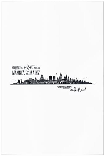 JUNIWORDS Poster, Niemand ist perfekt, aber die Männer aus Mainz sind verdammt nah dran, 60 x 90 cm (1006854)