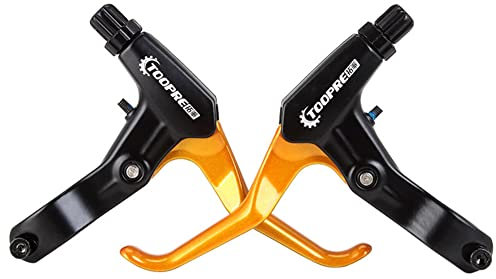 popyes 1 Paire Levier de Frein de Vélo en Alliage d'aluminium Poignée de Frein de Vélo Universel Manettes de Frein pour Vélo Pièces de Vélo pour VTT, Vélo Route, Vélo Pliant, Vélo Enfants