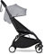 Passeggino BABYZEN YOYO2 6+ (Telaio Nero e Rivestimento colorato 6+ Stone) - Include l’imbracatura, lo schienale, i supporti della cappottina, il cuscino e la cappottina abbinata