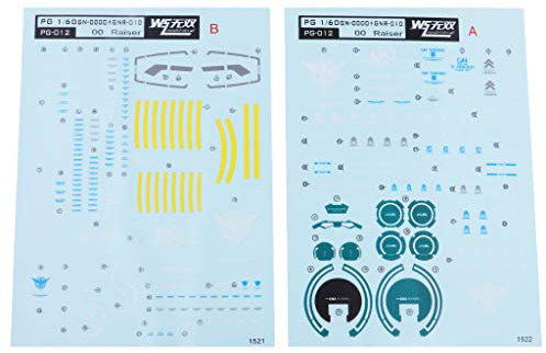 Xiaojikuaipao Modell Aufkleber Aufkleber PG 1/60 00Raiser Spielzeug Modell Werkzeuge für Gundam Modellteile