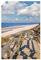 ARTLAND Wanddeko Poster & Kunstdrucke Wandposter 80x120 cm Hochformat Landschaften Nordsee Küste Strand Holzweg Treppe Sylt Friesland U4XN