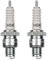 2x Zündkerze B6HS 2er Pack Zündkerzen Set 2 Stück kompatibel passend für 6AC W7A W8AC, L10 L7 OE037 L82, W W16FS-U, IWF22