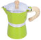 Caffettiera da 150 ml, Moka Classica da Piano Cottura La Moka Classica in Stile Italiano Prepara Caffè Delizioso per la Moka a Gas per la Produzi di Birra in Café Italiano (Verde)