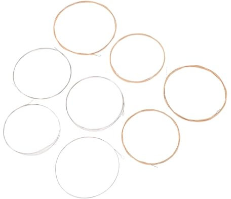 8 Pcs Mandolin String, Coated Phosphor Bronze Loop 8 String Mandolin Strings for Replacement