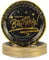 50 Pezzi Piatti Carta Compleanno 18cm, Oro Nero Stoviglie per Feste Di Compleanno Piatti Usa e Getta Piatti pizza Piatti Compostabili per Feste di Compleanno e Matrimonio (Compleanno Nero, 18cm)