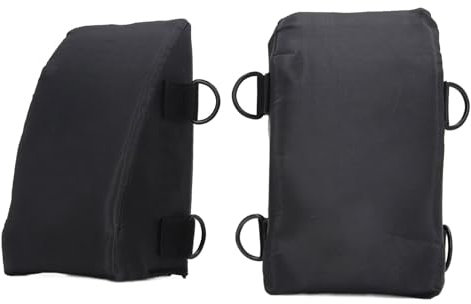 Xiuganpo Catcher-Knieschoner, 2 Stück Baseball Catcher Kniestützen mit Riemen und D-Ringen, Ergonomische Keilförmige Baseball-Softball-Fänger-Knieschützer, Geeignet für, Jugendliche und