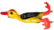 Entenköder mit weichem Körper, Entenköder zum,Soft Propeller Duck Lure Swimbait - -Enten-Topwater-Angelköder mit spritzenden Füßen für Barschforellen-Crappie