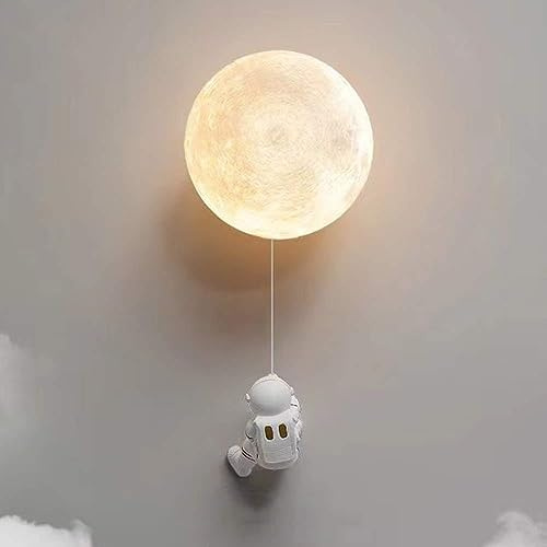 LED Wandlampe Mond Kinderzimmer Astronaut Wandlampe Modern Nordic Wandlampe Kinderzimmerlampe Wandlampe Wandlampe Wandlampe Kabelgebundene Schlafzimmer Kinderzimmer Nachttisch