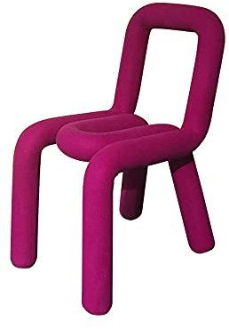 Moderner nordischer Einzelpersonen-Loungestuhl, kreativ, minimalistisch, für Zuhause, Freizeit, Rosarot