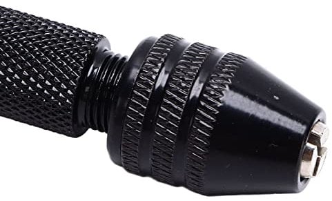 Drill Chuck Keyless 0.3‑3.2mm 3 Jaw Aluminium Alloy Quick Changing Tool for Electric Grinder, Self Tightening Drill Press Adapter for Hand Drill Impact Driver Power Drill