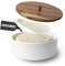 Tortillada - Tortilla Warmer Ceramic with Lid 23.5 cm, Bread Warmer, Pancake Warmer, Tortilla Holder with Lid - Microwave-Safe