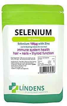 Lindens Selenium 100mcg w/Yeast & Zinc 2-Pack 200 Tablets Powerful Antioxidant
