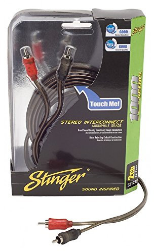 Stinger SI1217 2-Kanal Cinch Anschlusskabel für Stinger-Verstärkersets 5,1m 1000 Serie