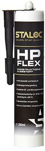STALOC HPFLEX.290.S Konstruktionsklebstoff, 290 mL, Schwarz