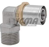 Raccords pour tube multicouche presseur à peindre 16 20 26 32 laiton TH H U