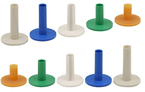 MissZM Golf-Gummi-Tees Driving Range, 5 Farben, gemischte Größen, Schloss-Tees für Golf-Üben, mit Matten und Netzen, für drinnen und draußen, Hinterhof, Haus zum Putten, Fahren, Schlagen,