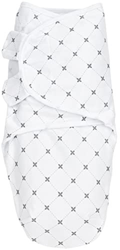 Meyco Baby X Mrs. Keizer Louis Pucksack, Erstausstattung Neugeborene (Pucktuch für Babys ab 4-6 Monaten, weicher Schlafkomfort, 100% Baumwolle, atmungsaktiv, Einschlafhilfe), Grau