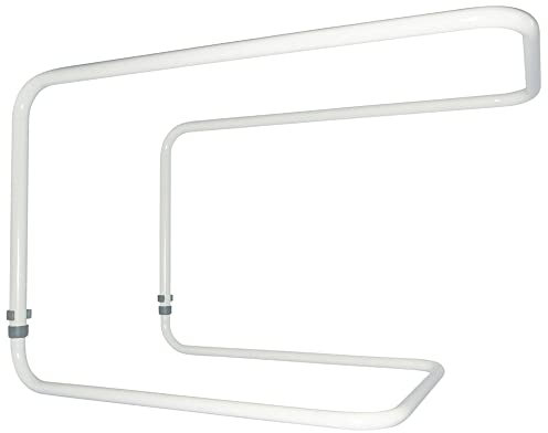 Height Adjustable Bed Cradle - Tubular Steel Frame - 460mm to 670mm Height - Bedroom Sleeping Aid - Easy Clean Finish
