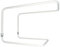 Height Adjustable Bed Cradle - Tubular Steel Frame - 460mm to 670mm Height - Bedroom Sleeping Aid - Easy Clean Finish
