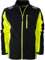 FORSBERG Sikkar, bequeme Forst Fleecejacke, leicht, hochwertig und stylisch, Farbe:schwarz/gelb, Größe:S