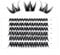 LANKIZ Einzelne Wimpern 0.07 D Curl 10-16mm Falsche Wimpern Extensions für Wimpernverlängerung, 48 Pcs Cluster Lashes DIY Künstliche Wimpern Einzeln Fake Lashes zu Hause, Alche