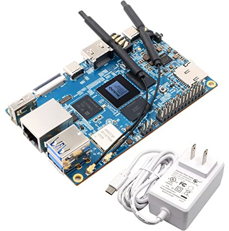 Orange Pi 5B 8GB Rockchip RK3588S 8 Core 64 Bit Wi-Fi6, BT5.0 Single Board Computer with 64GB eMMC, 2.4GHz Frequency Open Source Board Run Orange Pi OS,Android,Debian(OPi 5B 8G64G+5V4A Type C Supply)