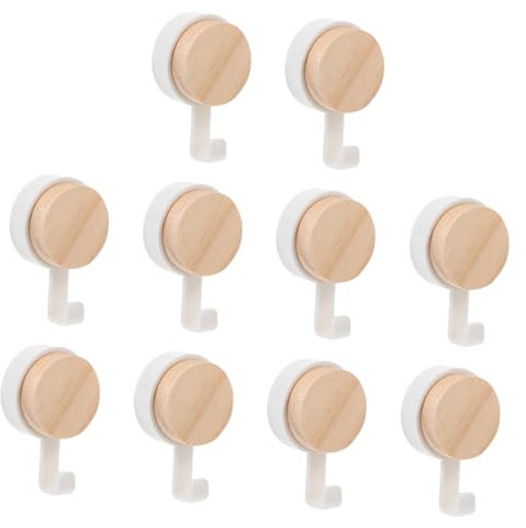 Ganchos Adhesivos Para Pared, 10 Piezas Gancho Adhesivo de 5 Kg (MáX.), Mochilas Gancho Colgador De Carteras Colgador De Vajilla De Cocina Gancho De Pequeño Gancho De Uñas Páginas