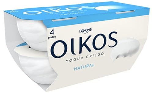 Yogur Griego OIKOS, Danone 4x110g. (Pack de 6 unidades) (OIKOS Yogur griego natural)